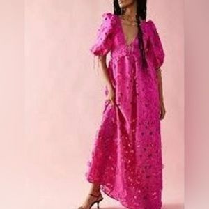 NWT For Love & Lemons Serena Maxi Dress sz. L